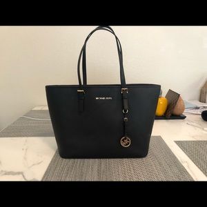 Mk Black tote bag